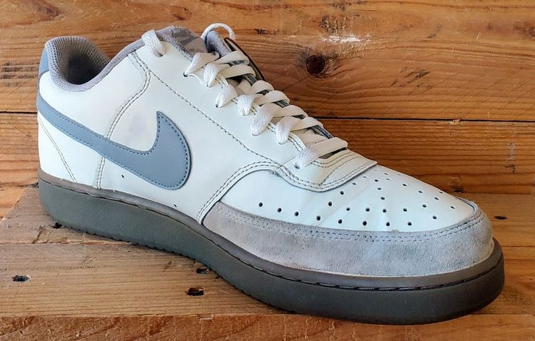 Nike Court Vision Leather Trainers UK10/US11/EU45 HV2530-100 Sail/Light Orewood image 8