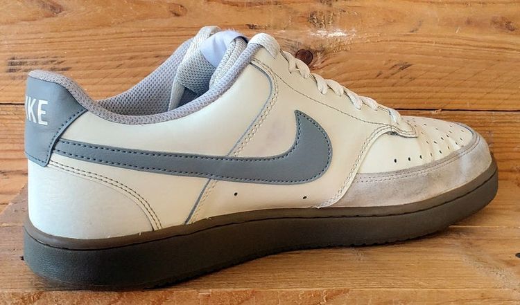 Nike Court Vision Leather Trainers UK10/US11/EU45 HV2530-100 Sail/Light Orewood image 4
