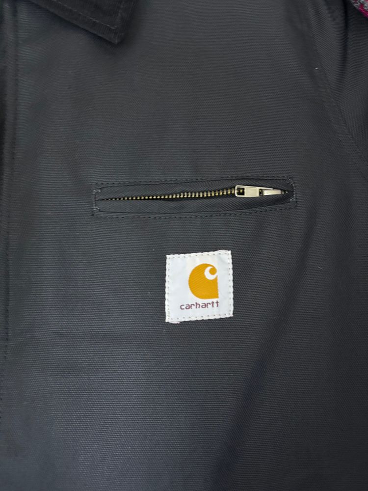 Carhartt Black Zip-Up Jacket imagen 7