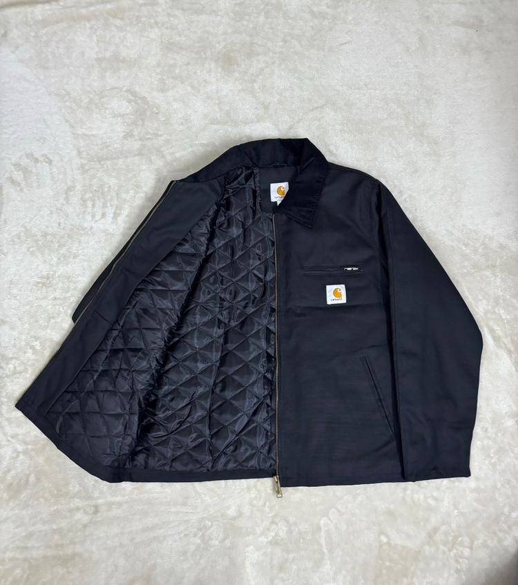 Carhartt Black Zip-Up Jacket imagen 4