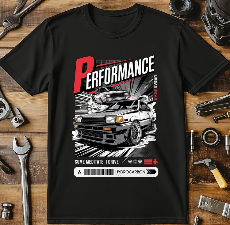 Retro Speed Pulse T-Shirt AU