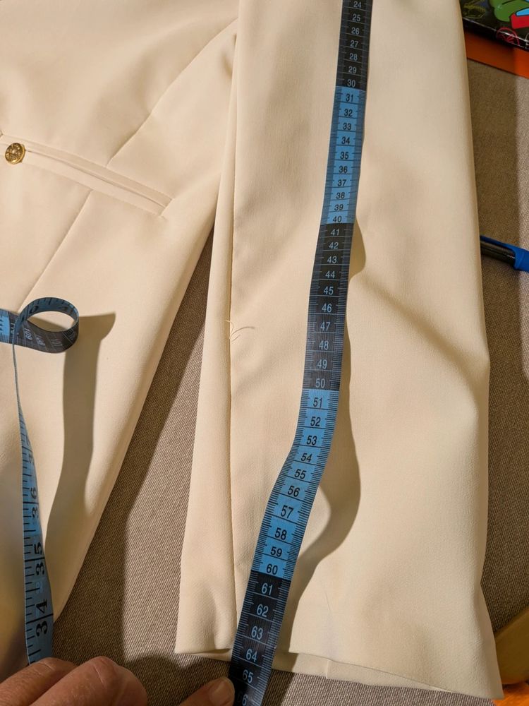 Blazer donna avorio Erica Bellucci TG 50 - Elegante / Made in Italy image 10