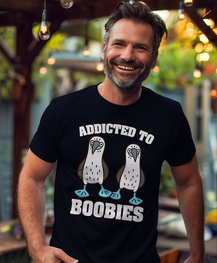 Addicted to Boobies 2  T-shirt 5