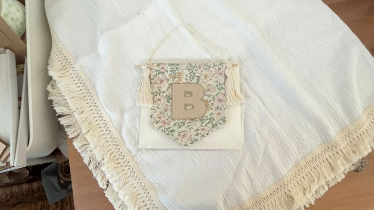 Personalized Floral Name Banner image 1