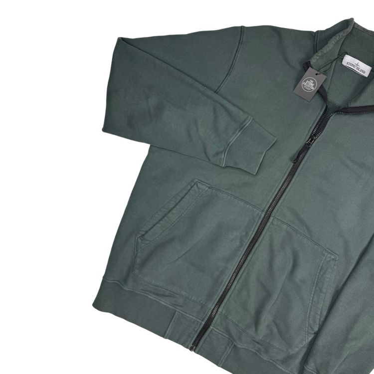 Sudadera con cremallera Stone Island Verde - talla XL 3