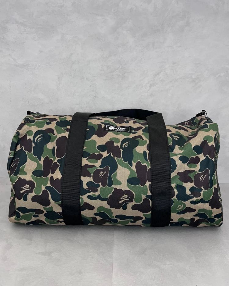 BAPE Green Camo Duffle Bag - (NEW) image 1