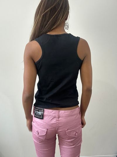 2016 edit | small black gaudi logo tank top 5
