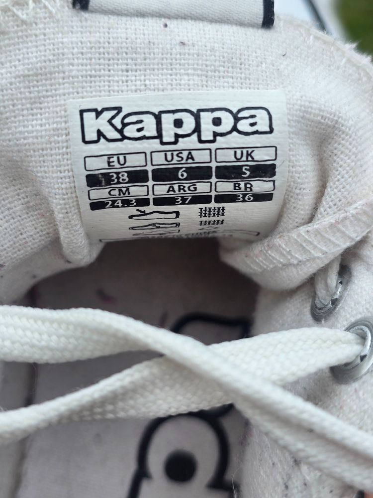 Kappa White Low-Top Sneakers image 4