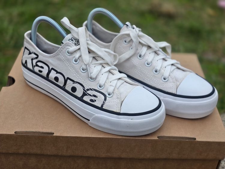 Kappa White Low-Top Sneakers