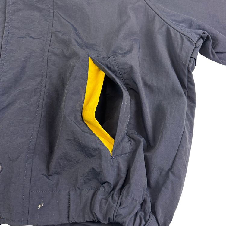Tommy Hilfiger 90's Hooded Anorak Sailing Jacket Navy Yellow image 3