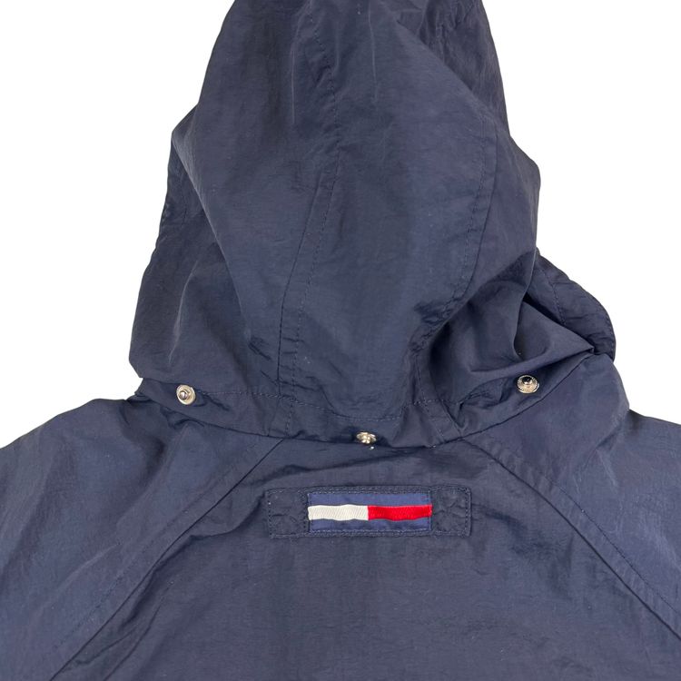 Tommy Hilfiger 90's Hooded Anorak Sailing Jacket Navy Yellow image 2