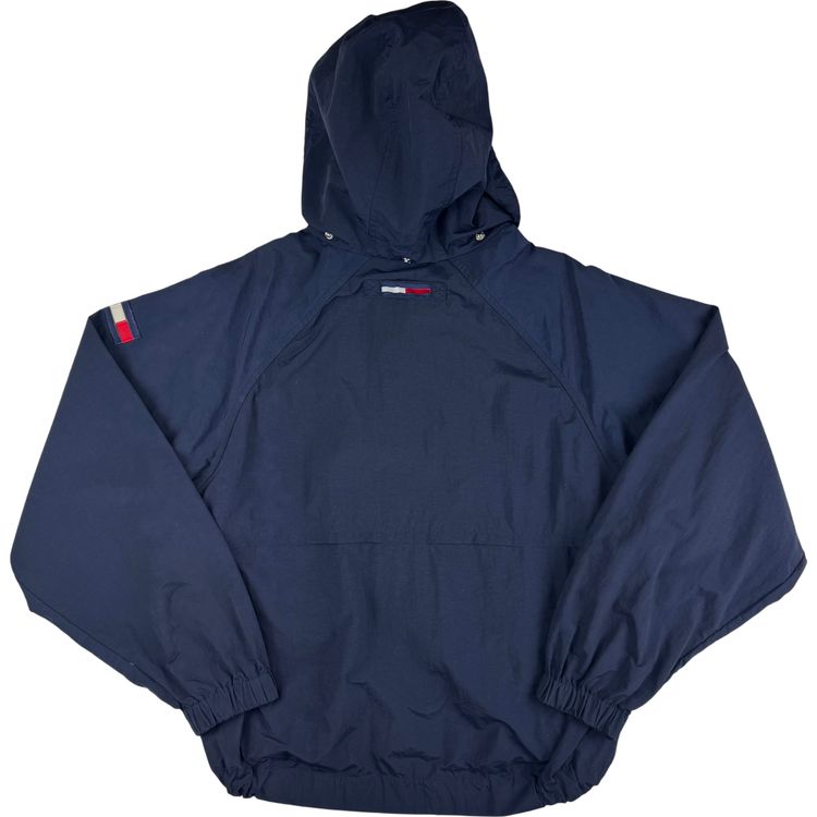 Tommy Hilfiger 90's Hooded Anorak Sailing Jacket Navy Yellow image 8