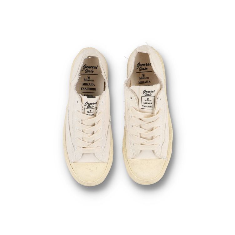 Maison Mihara Yasuhiro MMY White General Scale Past Sole Trainers