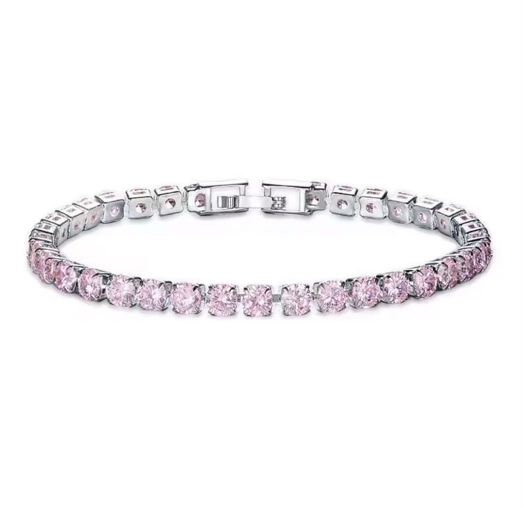 Tennis Bracelet stał cyrkonia 
