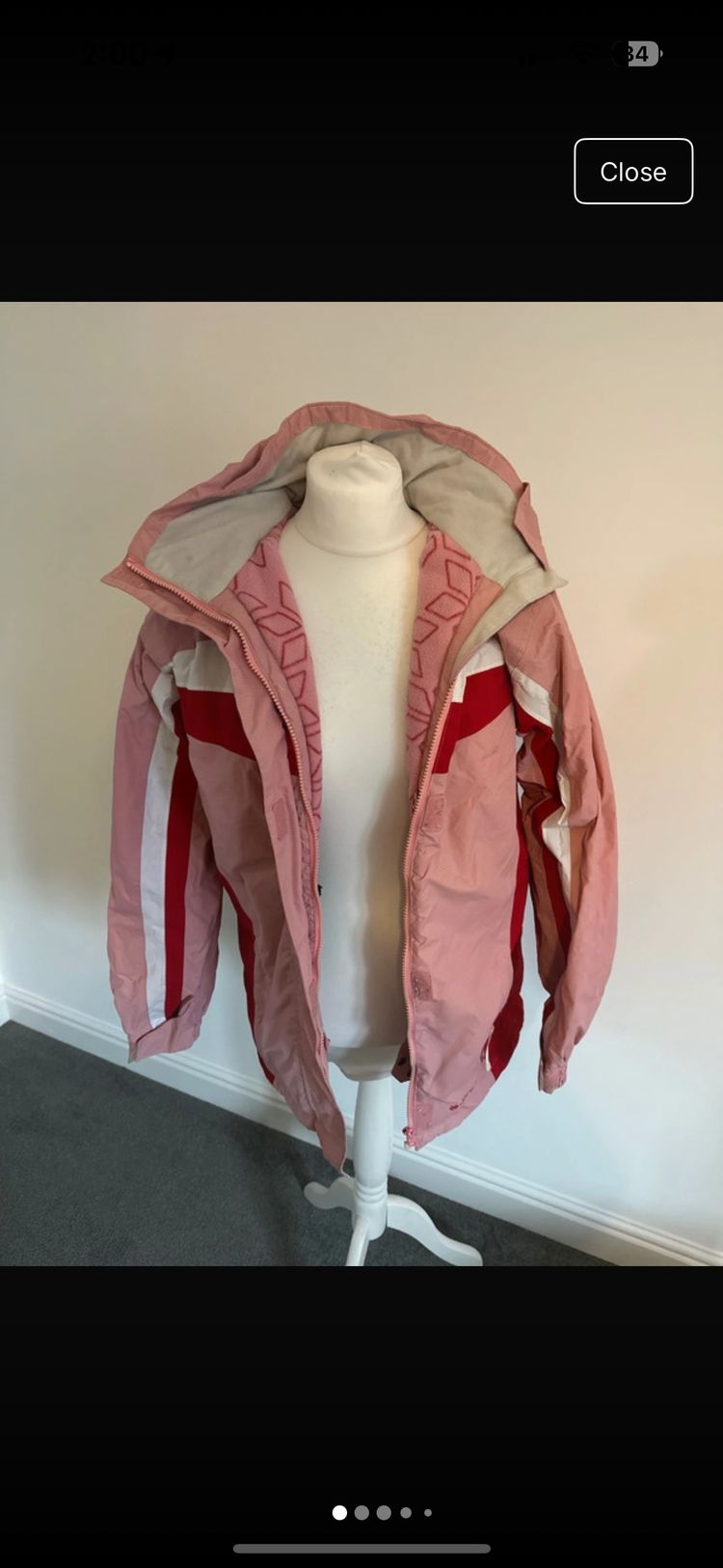 Other pink and red hooded jacket product image