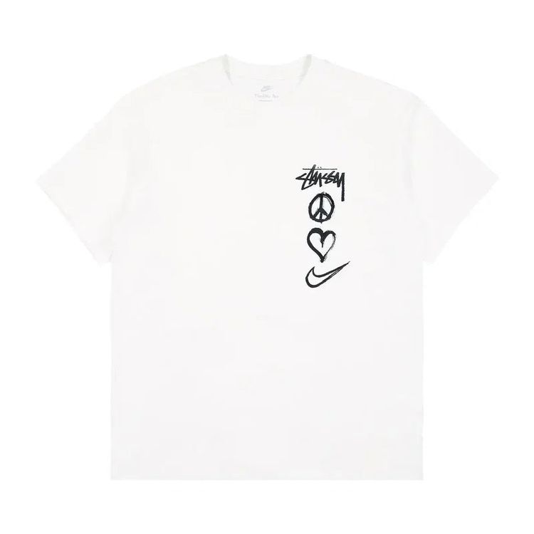 Immagine di Nike x Stussy Peace, Love, Swoosh Tee 1