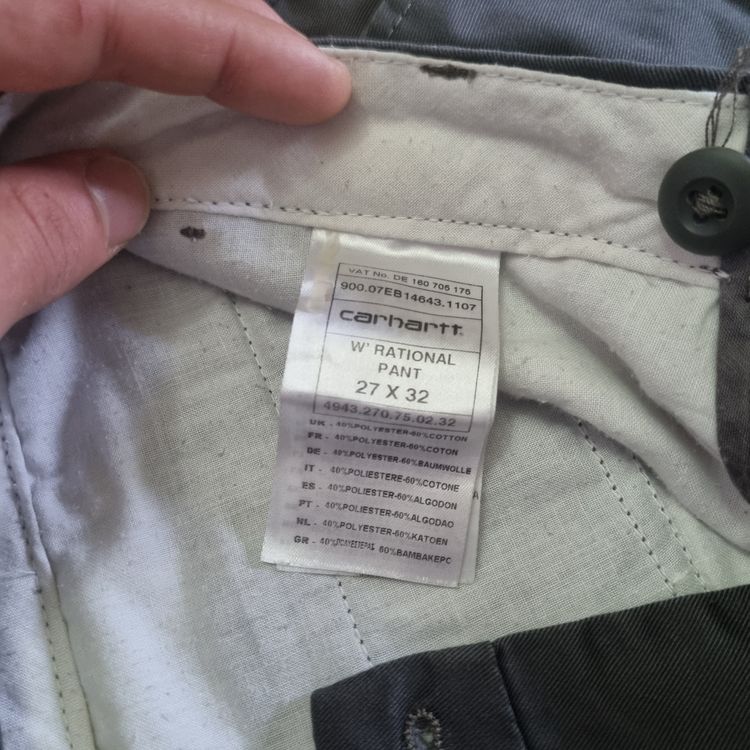 Carhartt Grey Trousers size 27 image 3