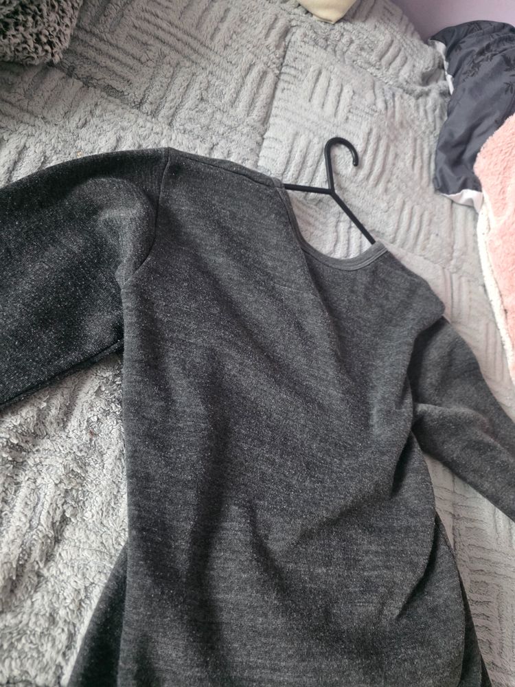 Immagine di Dark Grey Long Sleeve Top 1