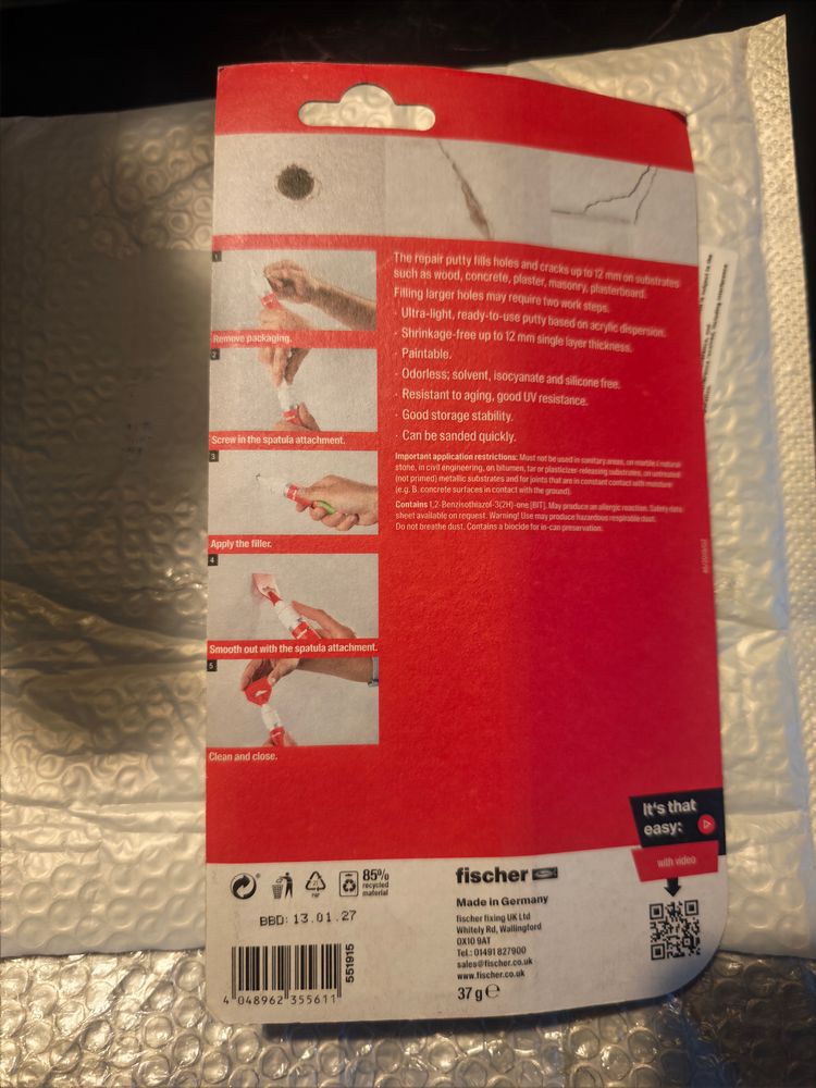 Fischer Repair Filler obraz 2