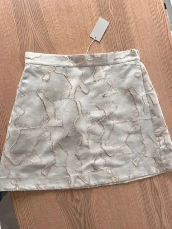 COS COS - Mini skirt - Textured Organic Style - Linen Silk Blend - NEW With Tags product image
