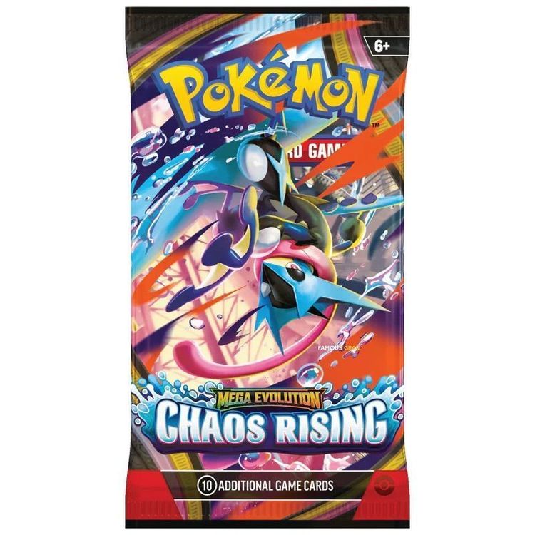 Pokémon Mega Evolution Chaos Rising Game Cards Pack