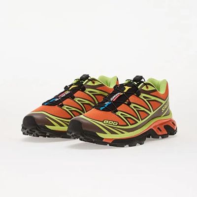 Salomon xt6 red orange sharp green