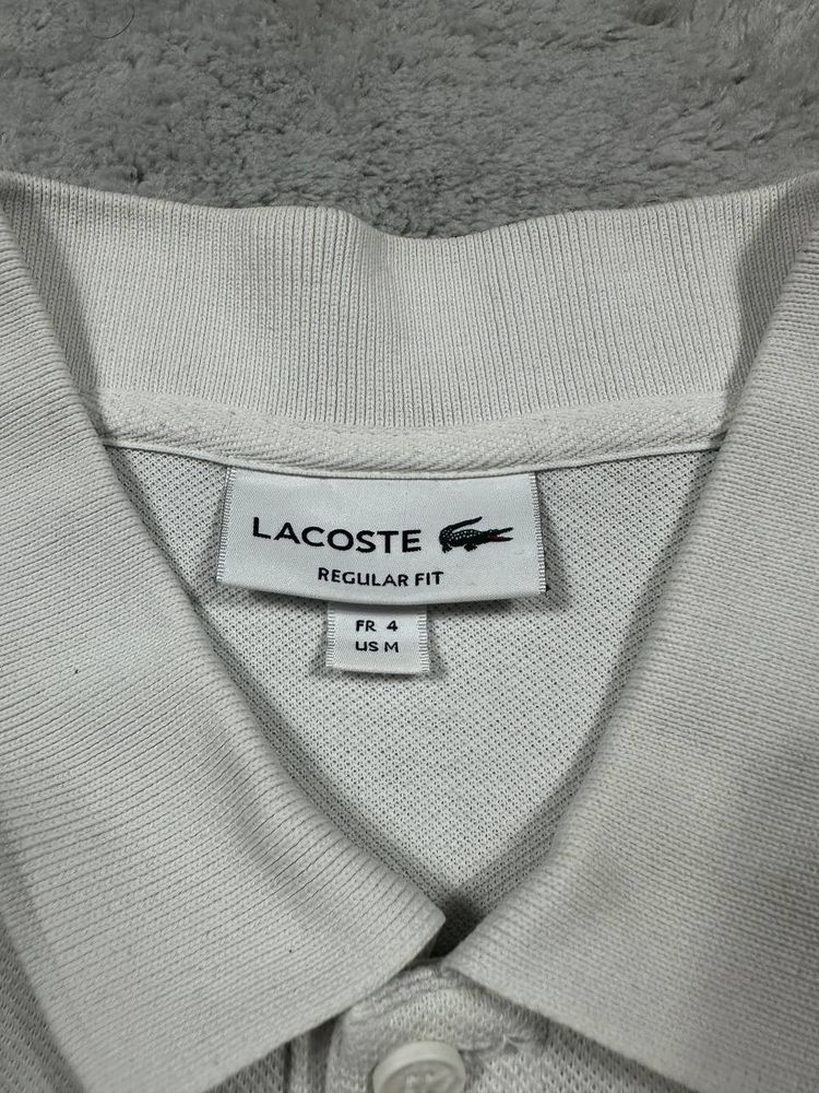 Lacoste White Polo Shirt 4
