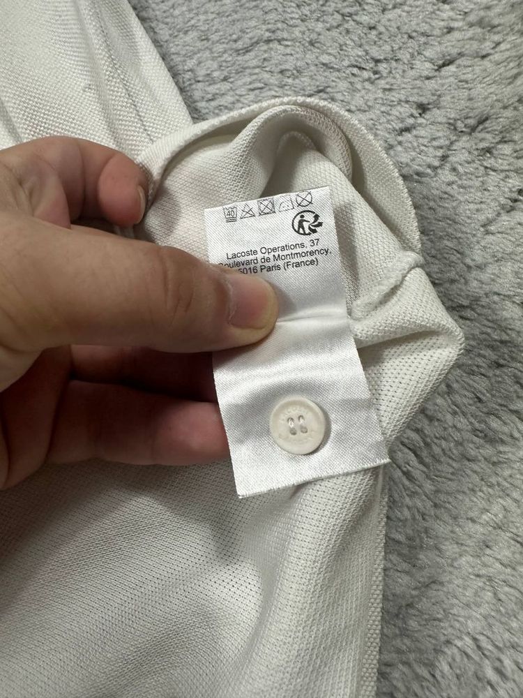 Lacoste White Polo Shirt 7
