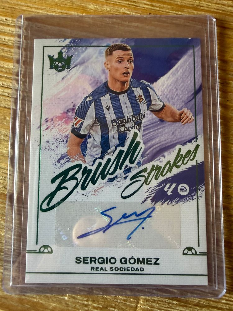 Panini Sergio Gómez Auto Jade Panini Pitch Kings 2025-26 Brush Strokes Real Sociedad product image