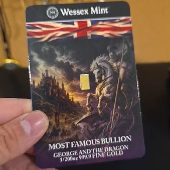 Immagine del prodotto Wessex Mint Wessex Mint George and the Dragon 1/200oz 999.9 Fine Gold - Bullion