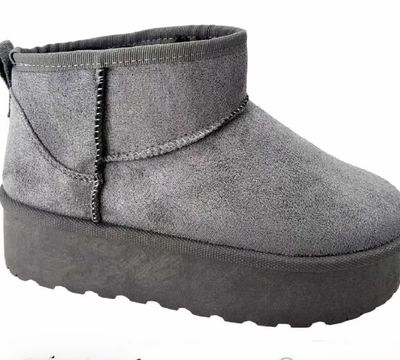 Uk 5 - Luxury boot “vimto1 GREY PLATFORM”
