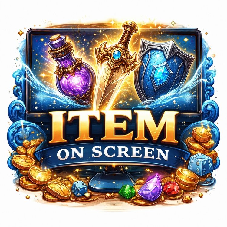 item/s on screen