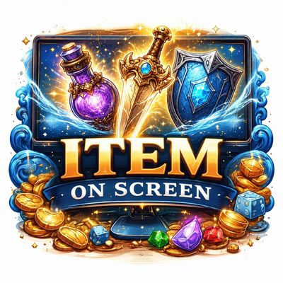 item/s on screen