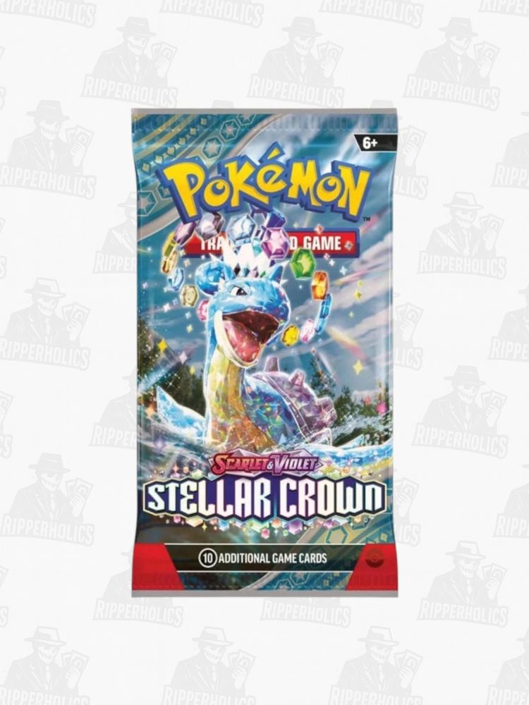 Scarlet & Violet Stellar Crown Booster Pack - Ripped on stream