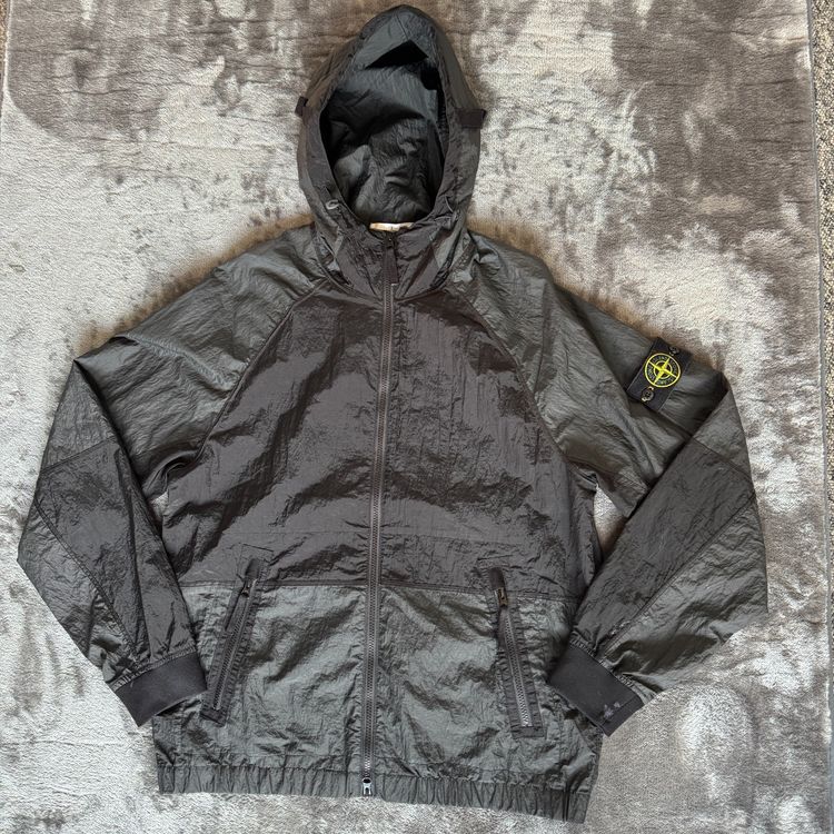 Stone Island Black Nylon Metal Watro Jacket - Large image 1