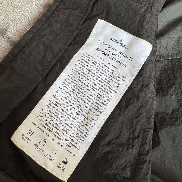 Stone Island Black Nylon Metal Watro Jacket - Large imagen 5