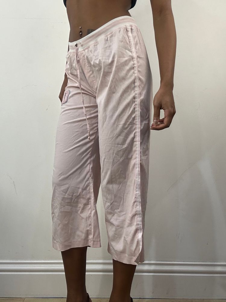 athleisure edit | extra small/small pink cropped joggers 3