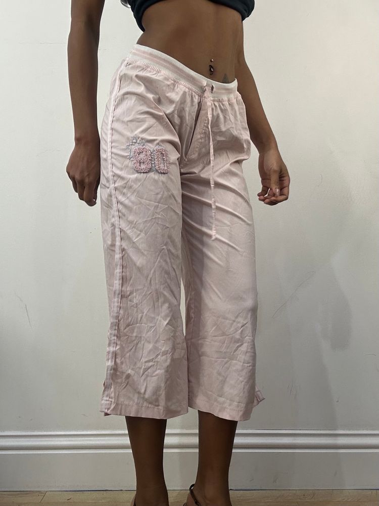 athleisure edit | extra small/small pink cropped joggers 6