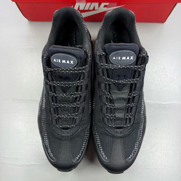 Nike Air Max 95 Size UK 8.5 Ultra Black Grid Men's Trainers CZ7551-002 image 2