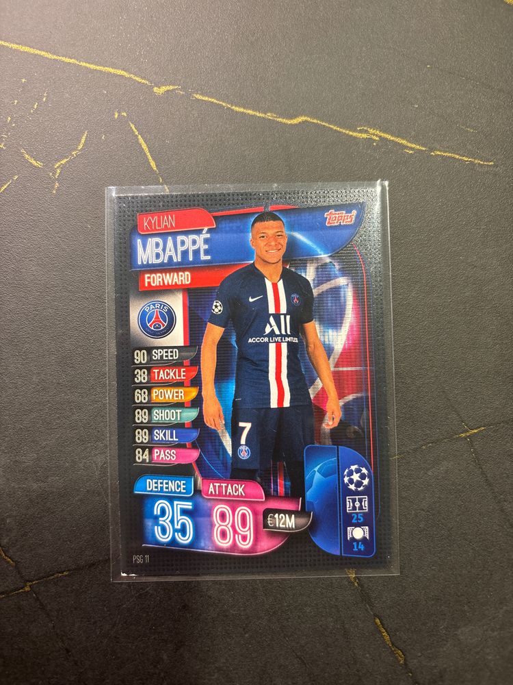 Topps Kylian Mbappe Football Trading Card product image