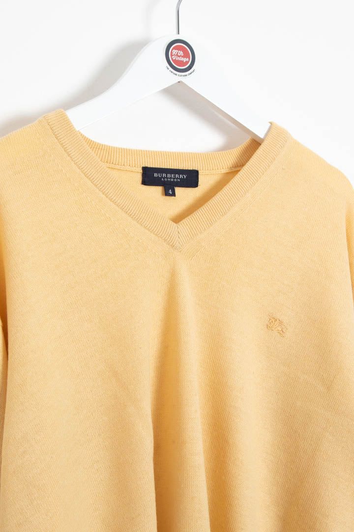 Burberry V Neck Wool Jumper (S) image 2