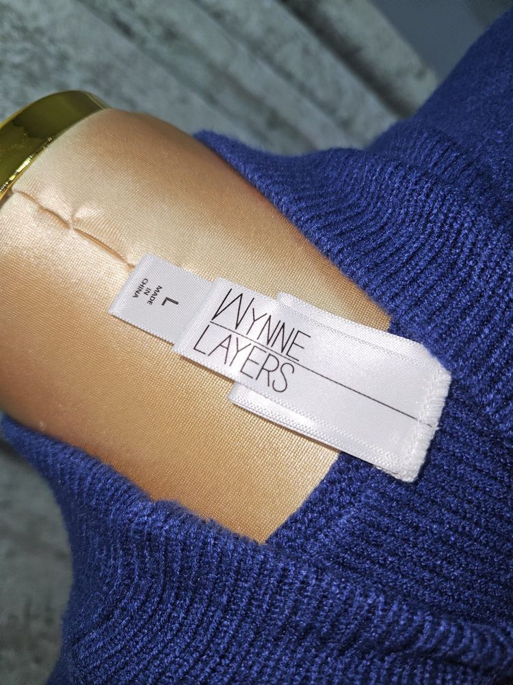 Immagine di Wynne Layers Blue Knit Sweater 2