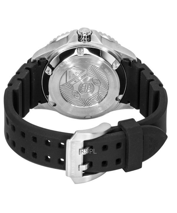 Emporio Armani Sea Explorer Silicone Strap Black Dial Diver's Automatic AR60086 200M Men's Watch 2