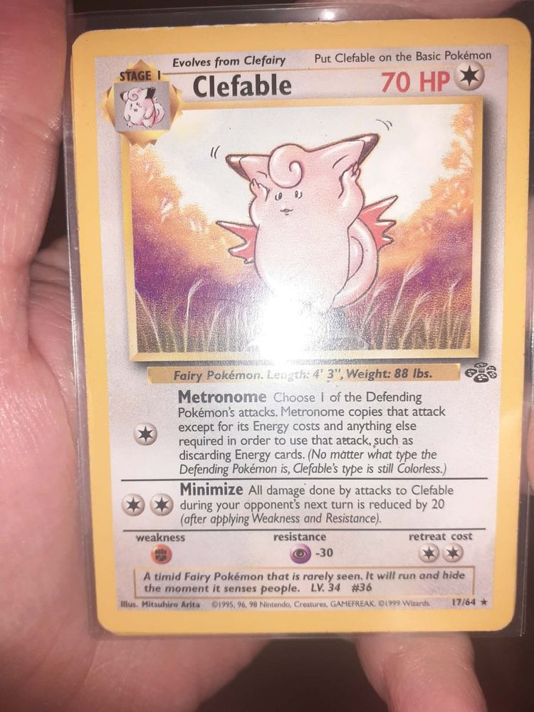 Clefable Pokémon Card
