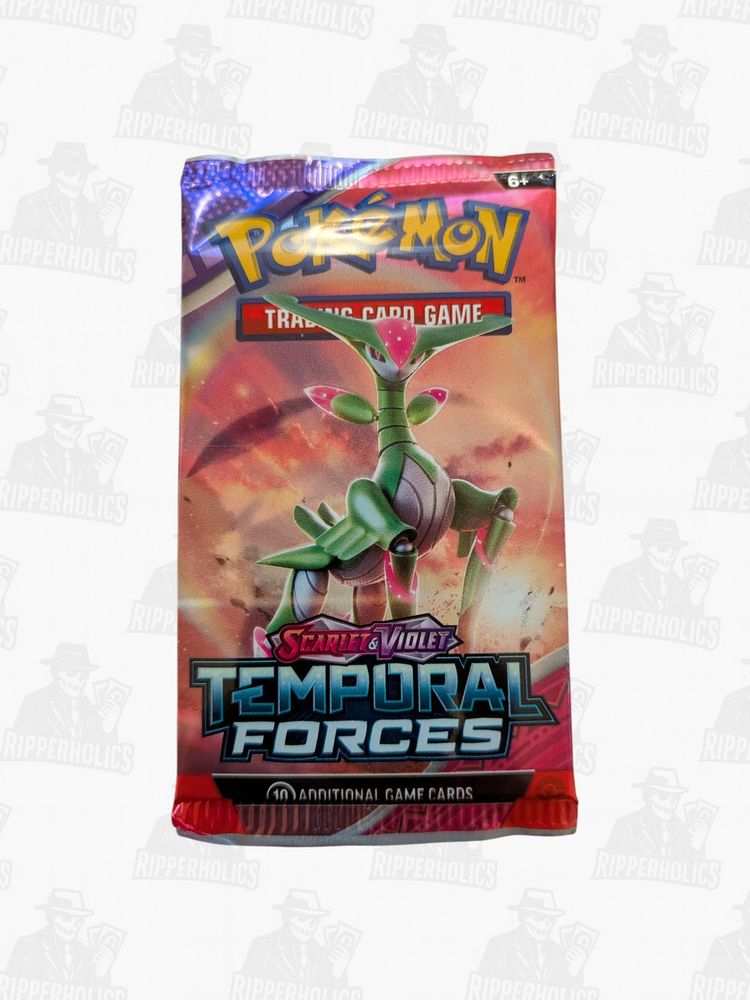 Pokémon Scarlet & Violet Temporal Forces Booster Pack - ripped on stream  product image