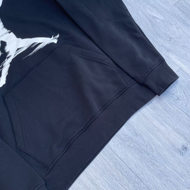 Nike Air Jordan MVP Fleece Tracksuit Hoodie Joggers Sweatpants Set - Black obraz 4