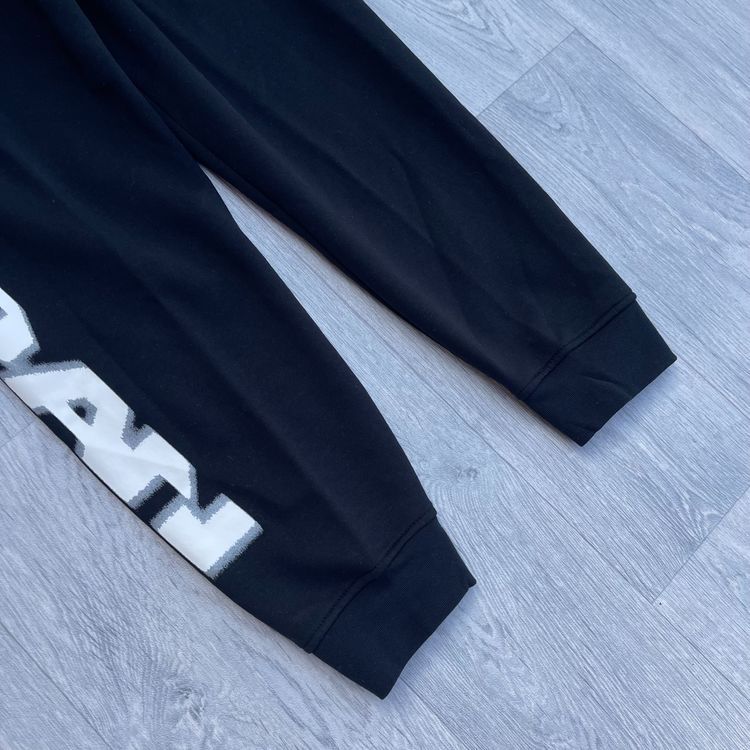 Nike Air Jordan MVP Fleece Tracksuit Hoodie Joggers Sweatpants Set - Black obraz 8