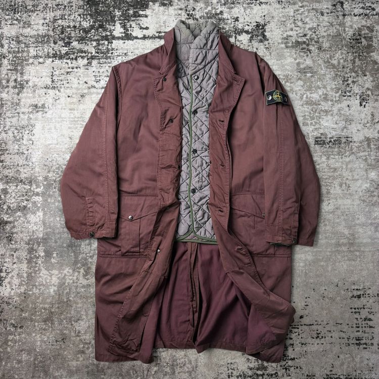 Vintage Stone Island Raso Gommato (L) obraz 8