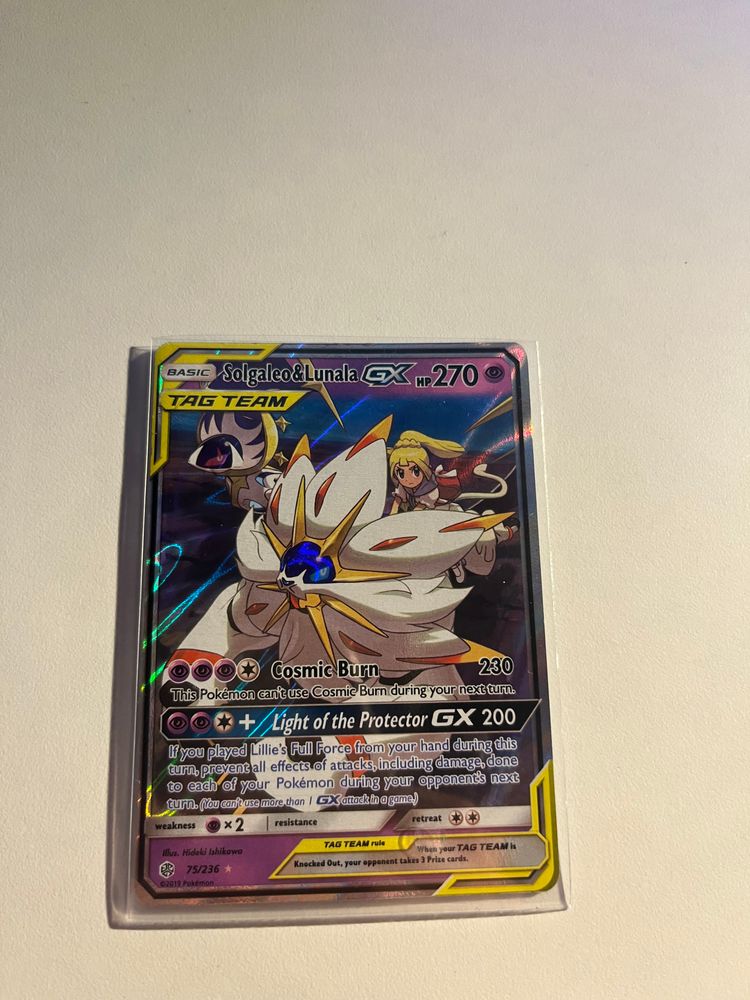 Pokemon Solgaleo&lunala GX product image