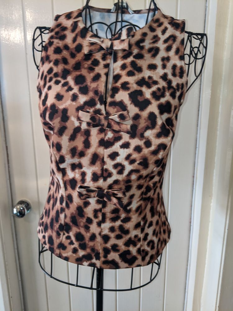 Marks & Spencer M&S Leopard Print Sleeveless Top product image